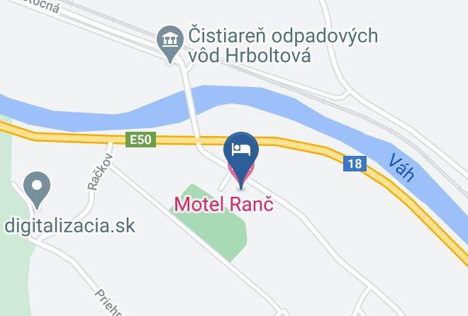 Ruzomberok - Motel Ranc Maps