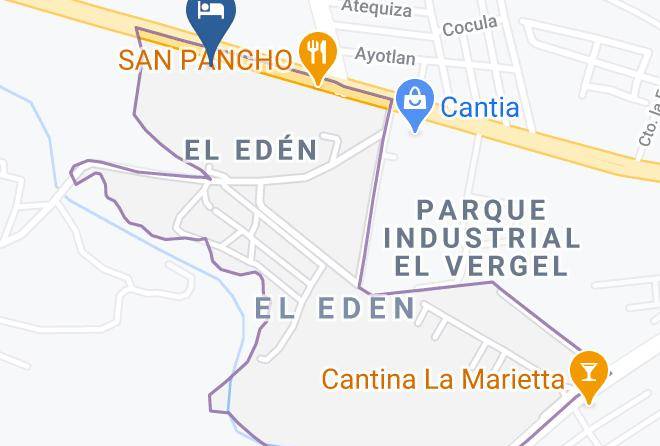 Aguascalientes El Eden - Motel Real De Aguascalientes Maps