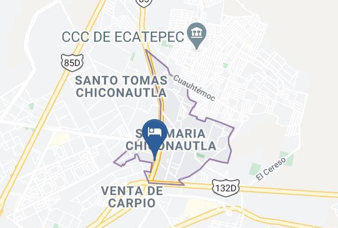 Ecatepec De Morelos - Motel Real De Chiconautla Maps