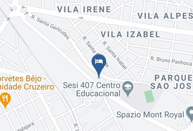 Sao Carlos - Motel Recanto Maps
