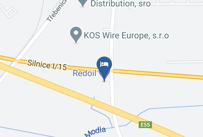 Litomerice - Motel Red Oil Maps