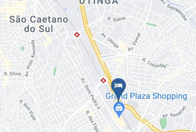 Santo Andre - Motel Red Sky Maps
