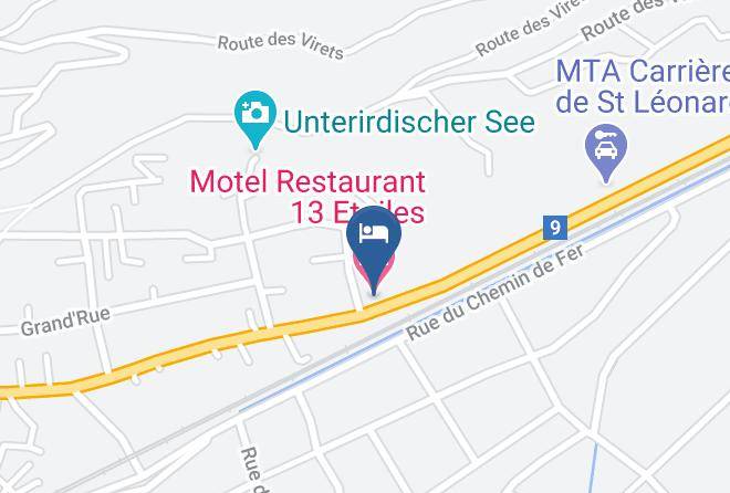 Sierre - Motel Restaurant 13 Etoiles Maps