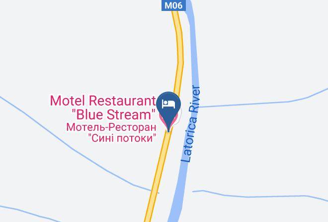 Svaliava Raion - Motel Restaurant Blue Stream Maps