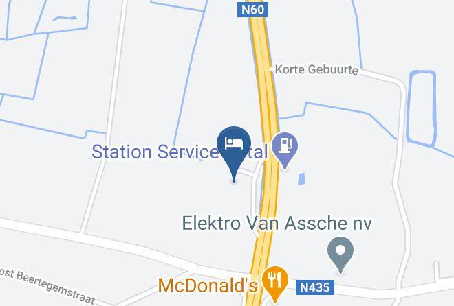 East Flanders - Motel Restaurant Gasthof 't Peerdeke Maps
