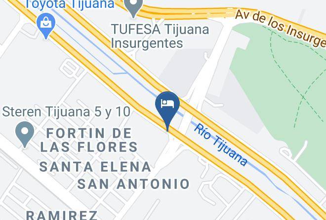 Tijuana - Motel Rio Tijuana Maps