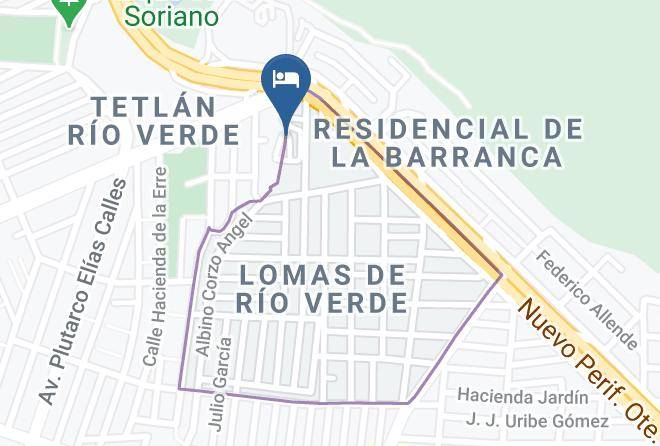 Guadalajara - Motel Rio Verde Maps