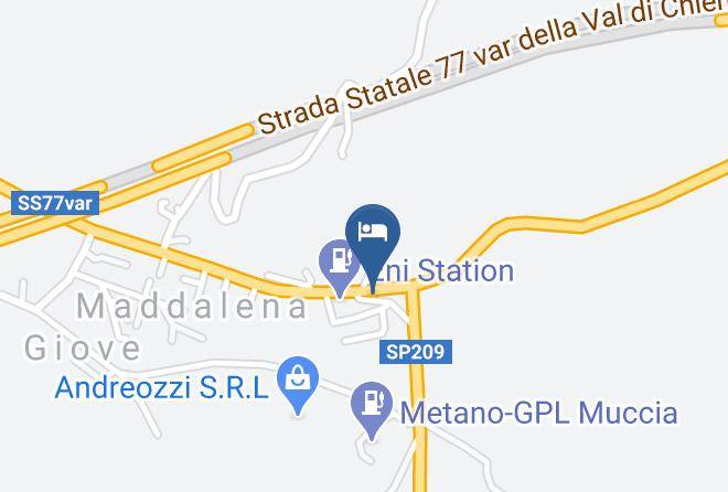 Macerata - Motel Ristorante Carnevali Muccia Macerata Maps