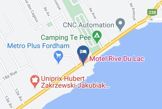 Motel Rive Du Lac Map