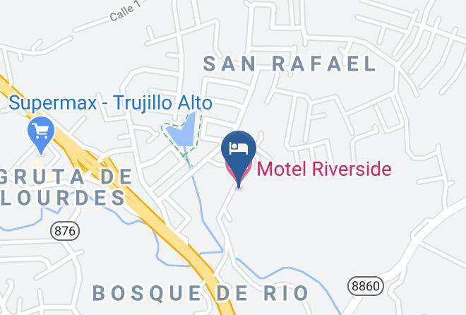 Motel Riverside Map