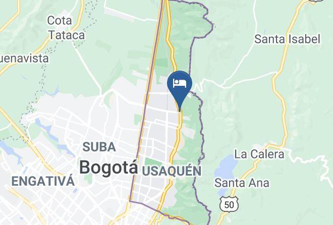 Bogota - Motel Rocamar Maps