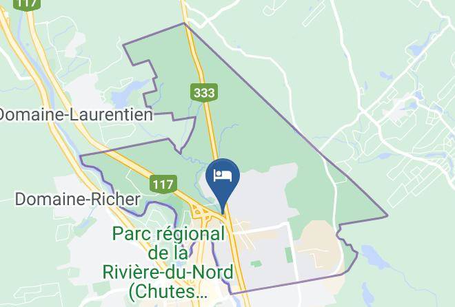 La Riviere Du Nord Regional County Municipality - Motel Rose Maps