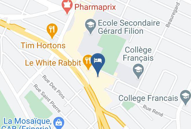 Longueuil - Motel Royal Labarre Maps