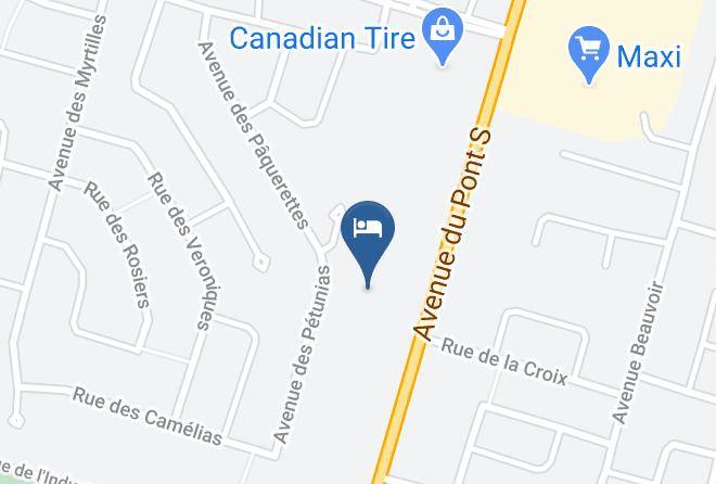 Lac Saint Jean Est Regional County Municipality - Motel Rustik Maps