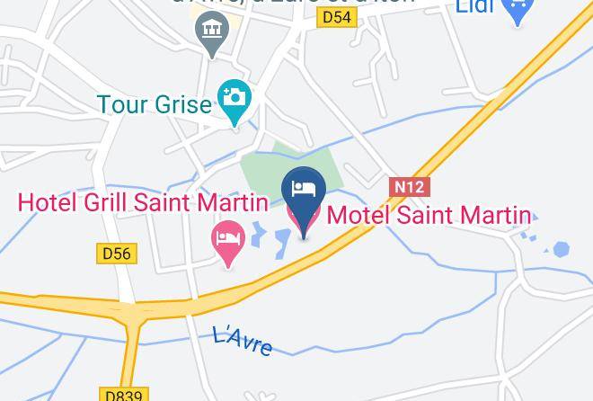 Eure - Motel Saint Martin Maps