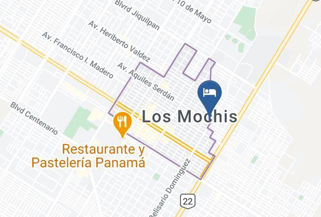 Ahome - Motel San Alfonso Maps