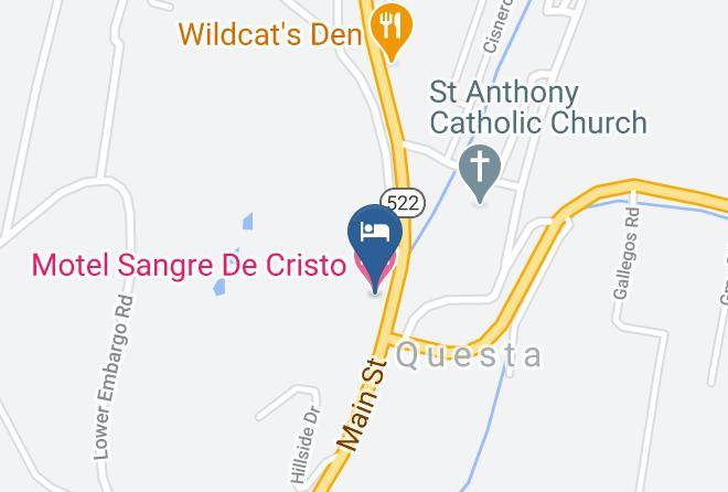 Taos - Motel Sangre De Cristo Maps
