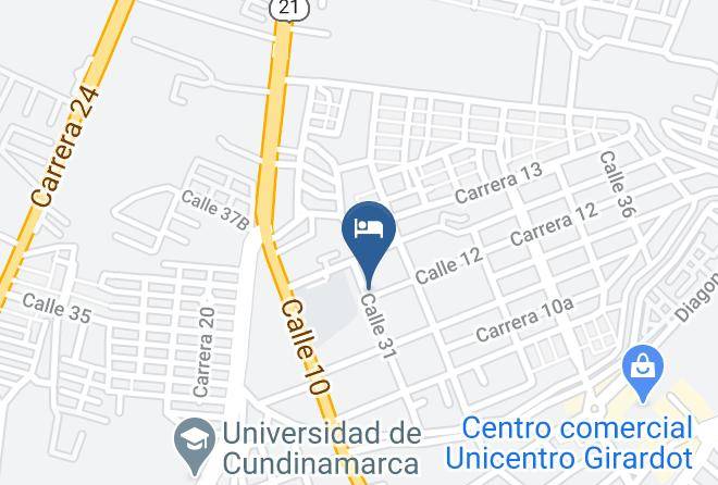 Girardot - Motel Santamaria Maps