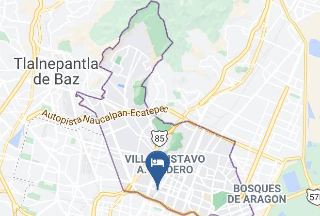 Gustavo A Madero - Motel Sara Maps