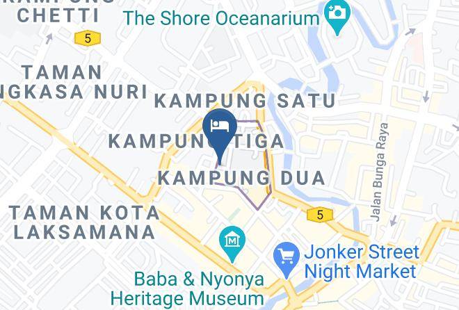 Melaka Tengah - Motel Sayang Sayang Maps