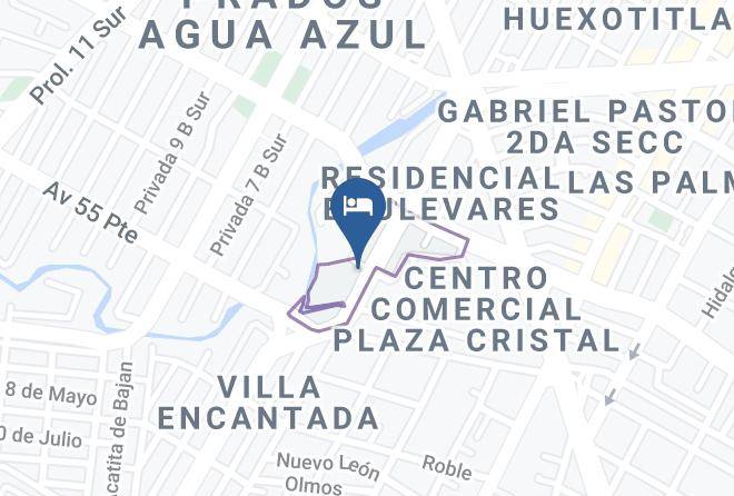 Puebla La Teja - Motel Shanghai Maps