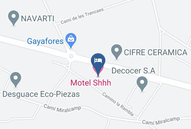 Castellon - Motel Shhh Maps