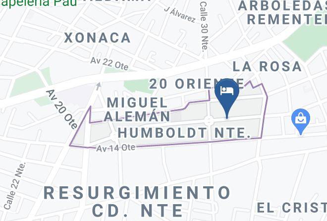 Puebla Humboldt Norte - Motel Siesta Maps