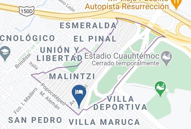 Puebla Malintzi - Motel Soon Maps