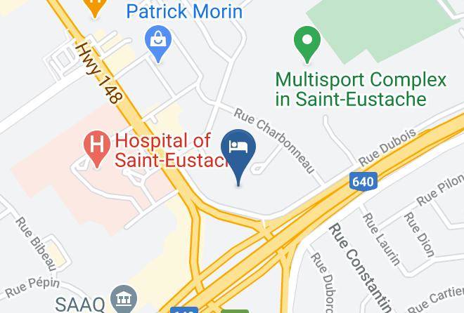 Deux Montagnes Regional County Municipality - Motel St Eustache Maps