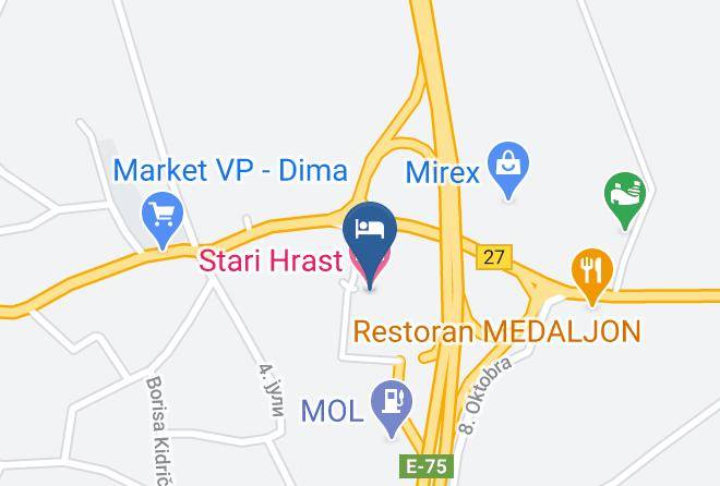 Podunavlje District - Motel Stari Hrast Maps