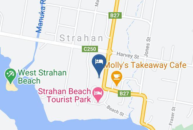 Motel Strahan Map