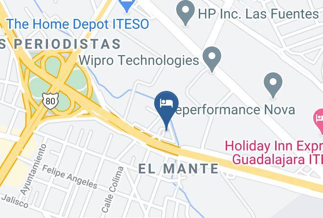 Tlaquepaque - Motel & Suites El Mante Maps