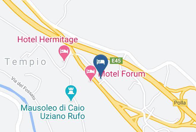 Salerno - Motel Tempio Maps