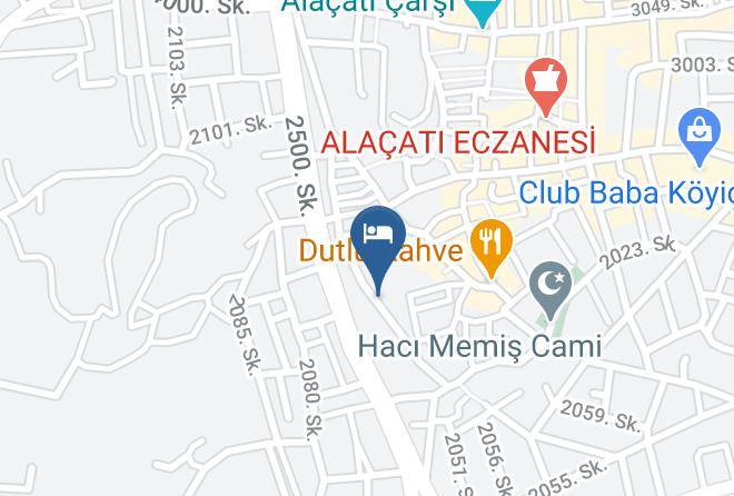 Cesme - Temucin Otel Maps