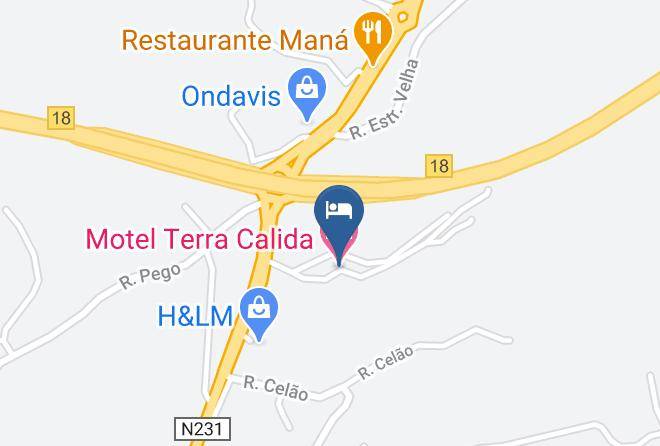 Sao Joao De Lourosa - Motel Terra Calida Maps