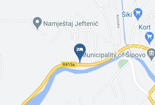 Banja Luka - Motel Tetrijeb Maps