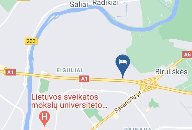 Kaunas - Motel Tevyne Maps
