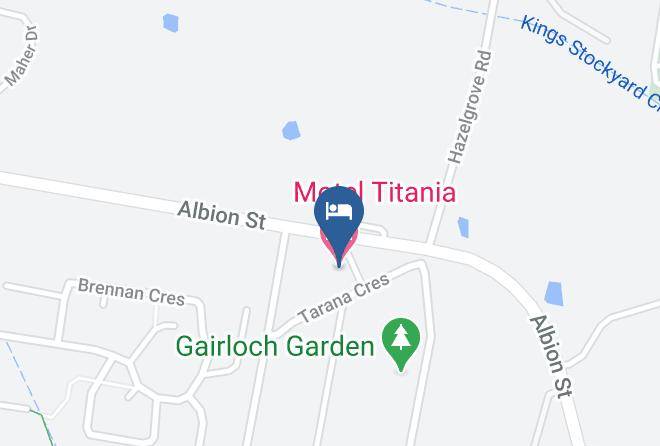 Oberon - Motel Titania Maps