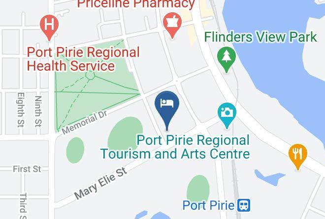 Port Pirie City And Dists - Motel Travelway Maps