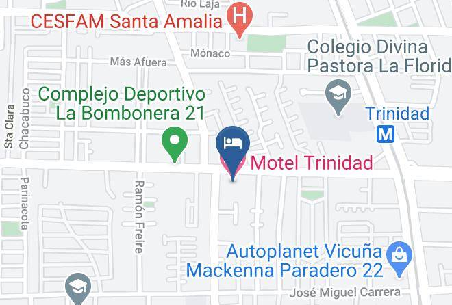 Santiago - Motel Trinidad Maps