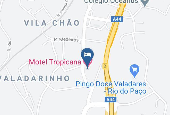 Vila Nova De Gaia - Motel Tropicana Maps