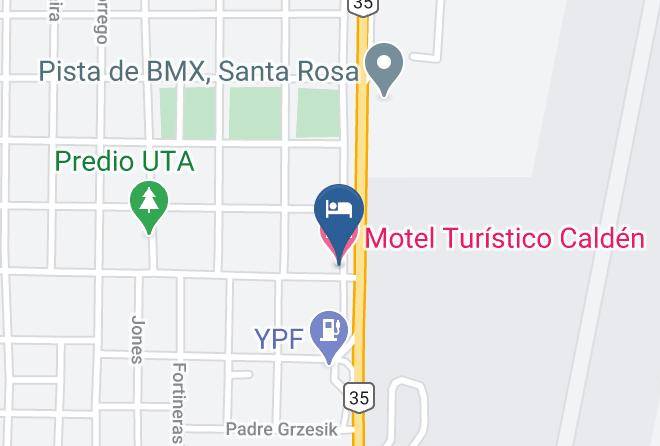 La Pampa City - Motel Turistico Calden Maps