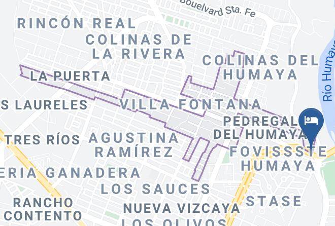 Culiacan - Motel Uno+uno Maps