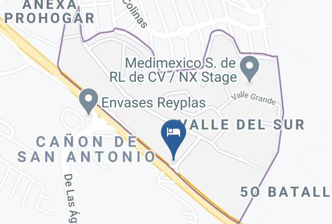Tijuana - Motel Valle Sur Maps