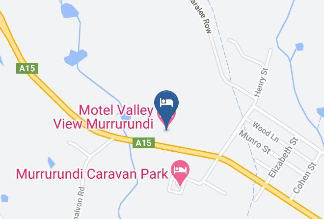 Motel Valley View Murrurundi Map