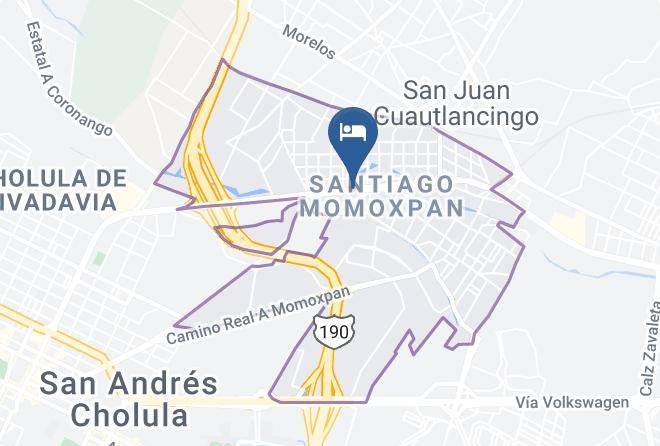 San Pedro Cholula - Motel Veneciano Maps