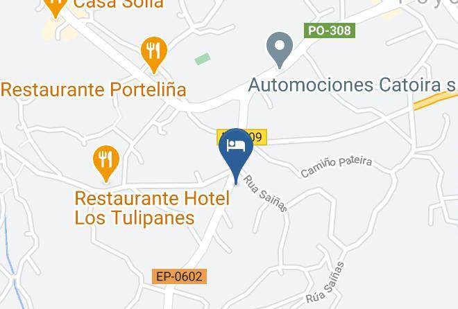 Pontevedra - Motel Venus Pontevedra Maps