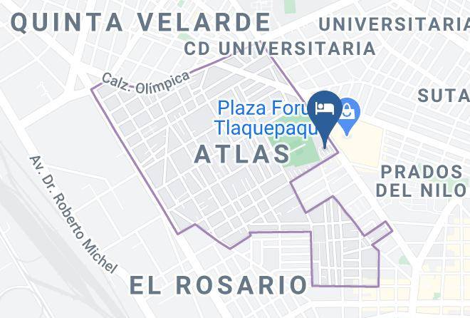 Guadalajara - Motel Versalles Maps