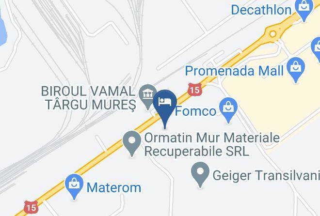 Motel Via Targu Mures Map - Mures - Cristesti