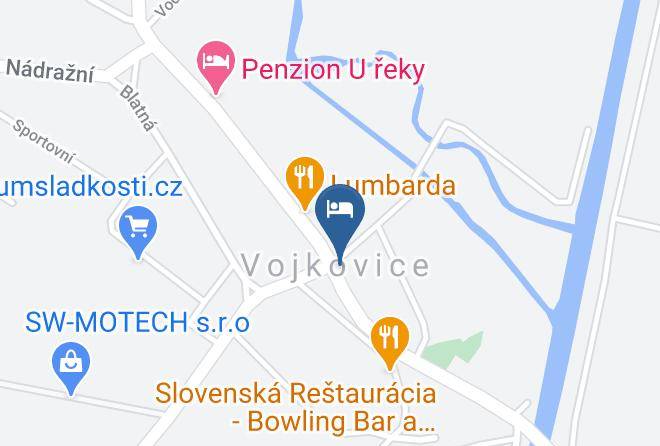 Brno Province - Motel Vojkovice Maps